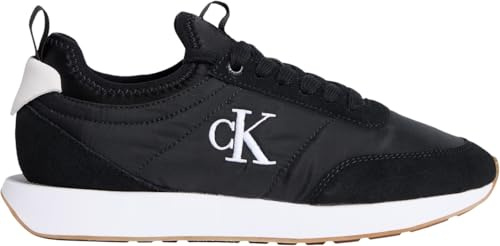 Calvin Klein Damen Retro Runner Sock Laceup Mix Mat Yw0yw02060 Low Top