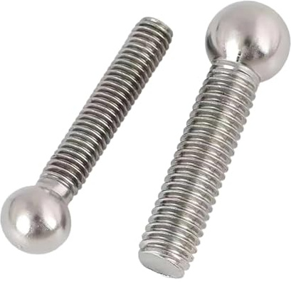 Vite a testa sferica in acciaio inossidabile 304 / Bullone con staffa rotante universale terminale(5pcs M10X100X16)