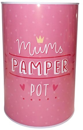 Mothers Day Money Tin Savings Bank Pamper Pot - Birthday