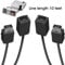 NES Mini Classic Controller Extension Cable 3m 10ft Extended Cord Lead for Nintendo NES Mini Classic Controller New 2016 Mini NES Version, 2 Pack (Electronic Games)