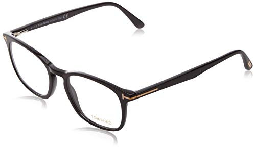 Tom Ford Unisex-Erwachsene Ft5505 Brillengestelle, Schwarz (Nero LUCIDO), 52