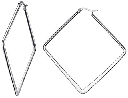 Caimeytie Ohrringe Creolen für Frauen Edelstahl Geometrische valentins geschenke