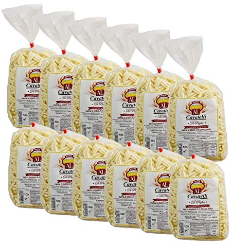 Frische Cavatelli Nudeln aus Italien 12 x 500g - trafila in bronzo - cavo pasta - capunti - kleine muschelförmige Nudeln