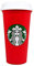 STARBUCKS Gobelet de voyage - Grande taille - Rouge - 473 ml - Réutilisable