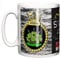 Royal Navy HMS Ambush Tasse en céramique Astute Class Attack Sous-marin Nom Pennant S120