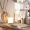 LEDKIA LIGHTING Tischlampe Retilles Weiß für Wohnzimmer, Küche, Schlafzimmer