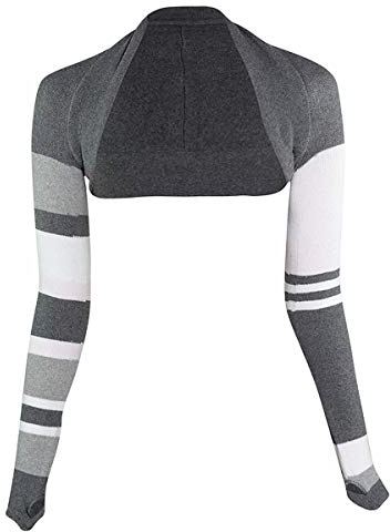 Intermezzo Damen Bolero 6398 Mansurbi - Farbe: Dunkelgrau (188) - Größe: M