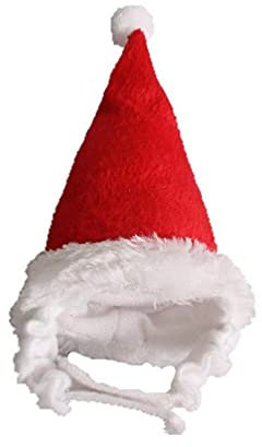Yushu - Little Pet Weihnachtsmütze, Haustier Weihnachtsmann Hut, Kaninchen Hamster Meerschweinchen Ratten Weihnachtsmütze Kleine Tiere Kopf Zubehör Nikolausmützen für Handwerk