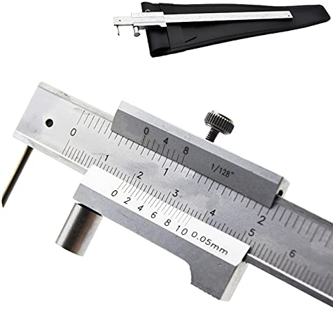 Calibro di marcatura Anreiss ad alta precisione 0,05 mm in acciaio inossidabile per misurare e strappare diversi tipi di lavorazione (0-200 mm)