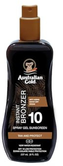 Sunscreen SPF 10 Spray Gel with Bronzer 237ml