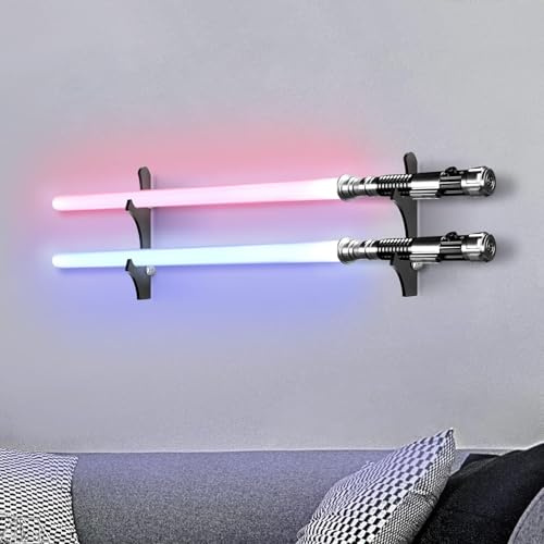 TOPNEW Support mural en acrylique pour sabre laser, sabre laser (noir)