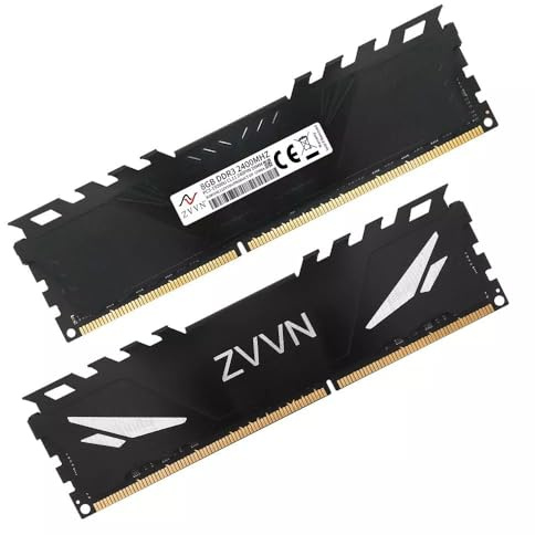 ZVVN DDR3 16GB Kit (2x8GB) 2400MHz (PC3-19200) Unbuffered Non-ECC UDIMM 240 Pin PC Computer Desktop Memory Module Ram Upgrade