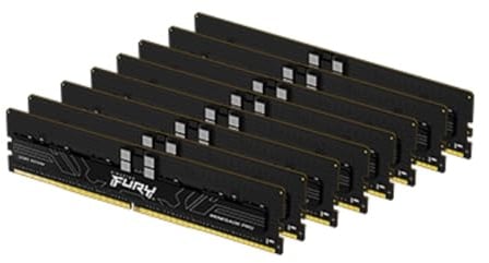 Kingston FURY Renegade Pro XMP 256GB 5600MT/s DDR5 ECC Reg CL36 DIMM Speicher Übertaktbares ECC Registered DIMM Kit mit 8 - KF556R36RBK8-256