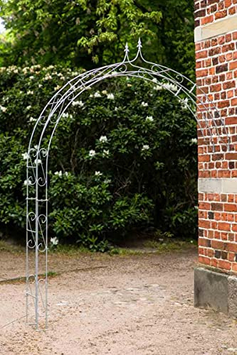 KUHEIGA Wandrosenbogen Metall/Wand - Rosenbogen 10mm Massiveisen! Breite 180cm Rost