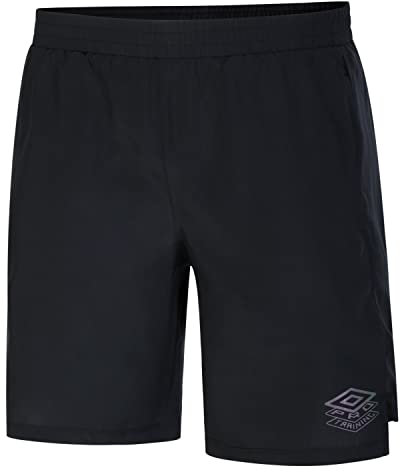 Umbro Herren Pro Training Woven Short Kurze Hose, Schwarz, XL