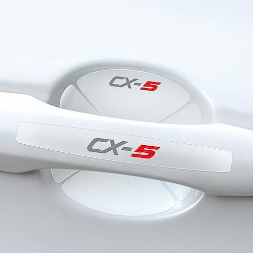 8Pcs Car Door Handle Protectors Stickers, for Mazda CX-5 Car Door Cup Paint Protection Film