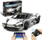 CaDA Remote Control Sport Car Building Kit, STEM Scratch Programming RC Toys for 8-12 Year Old Boys Girls, Cool Building Block Set Gifts Presents for Teens Adults Car Fans (Storming Sports car)