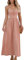 CUPSHE Robes d'été pour Femmes Col en V Cachemire sans Manches Occasionnel Couper Front tordu Robes de Plage Maxi