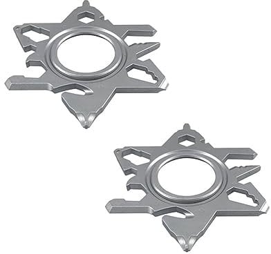 Scalewbin 2-Teiliges Sechskant-Universal-15-In-1-Achtkant-Schraubendreher-Haushaltswerkzeug Aus Legiertem Stahl