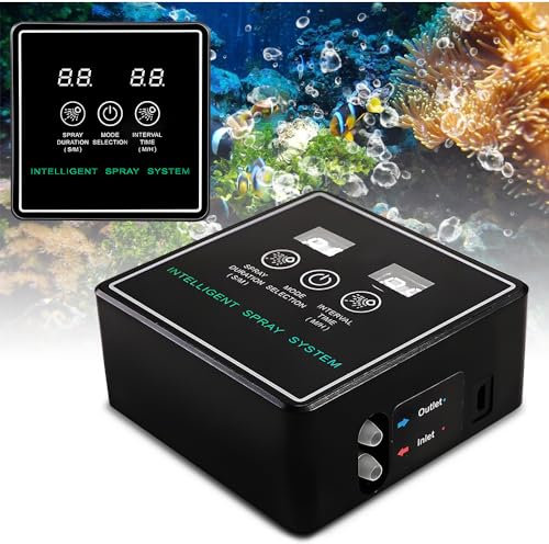 Irishom Vernebler für Reptilien, intelligentes Sprühsystem, Touchscreen-Controller, Reptile Mister automatisch, mit Timer, 10 m, 3 Düsen