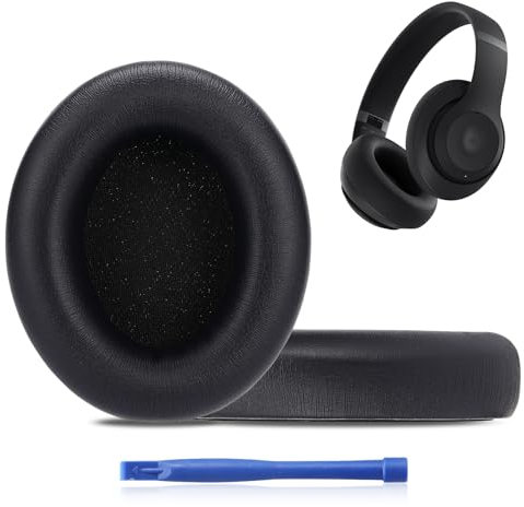 MC magic cushion Replacement Ear Pads for Beats Studio pro,High-Density, Shock-Absorbing Foam,Protein Leather,Doesn't fit Any Other Studio Models(Navy)