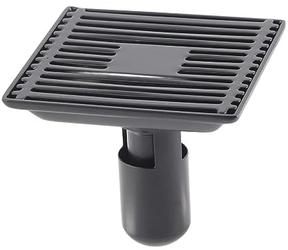 Desagüe de Suelo Cuadrado, 4.7 Acero Inoxidable antiobstrucción Desagüe de Ducha Colador con Rejilla de Cubierta extraíble para Cuarto de baño Hotel Cocina Lavadero Patios