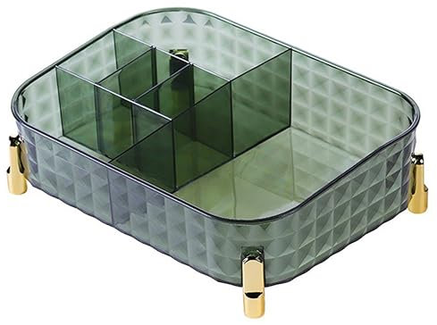 PAMINGONO Kompakter Kosmetik Organizer Für Schminktisch Hochwertiger Make-up Aufbewahrungsbox Pet Vielseitig Einsetzbar Als Badezimmer-organizer Unter Dem Waschbecken Oder Küchenschublade
