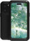 LOVE MEI für iPhone 16 Pro Max Metall Hülle, Outdoor Heavy Duty Stoßfest Staubdicht Hybrid Aluminium Metall Militär Grad Bumper Schutzhülle Hülle mit gehärtetem Glas für iPhone 16 Pro Max (Schwarz)