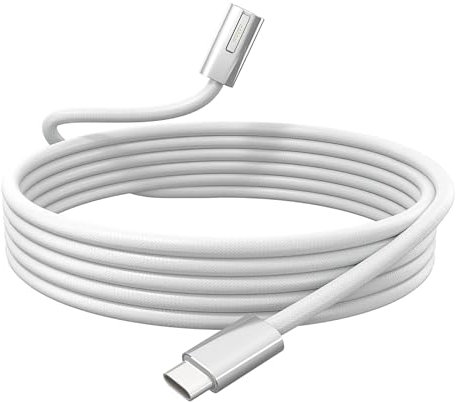 USB Type-C Compatible with Mag-safe2 Magnetic Charging Cable PD100W T-Tip Adapter Supports 85W/60W/45W Fast Charging for MacBook Air 2012-2017 and Pro 2012-2015 A1398, MC975, MD506, MC975CH 6ft