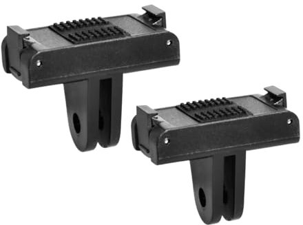 Fotoleey Quick Release Mount Adapter for DJI Osmo Action 5 Pro/4/3, Black, 2 PCS in Pack