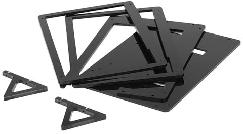 ZAICOLER Screen Case, 7in 1024 * 600 Display Touch Screen Case Monitor Case Display Case With Plastic Bracket Screen Case With Plastic Bracket Screen Case for (Plastic bracket shell)