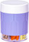 COLORWING-Tablettenbox 7 Tage Große Fächer,Rund Pillendose 7 Fächer Groß für Monat,Mixproof- und Breit-Rille-Design,tragbare Medikamentenbox für Vitamine, Fischöl,medikamentenbox mit 21 Klebeetiketten