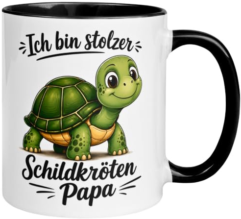 Tasse Schildkröte | Ich bin stolzer Schildkröten Papa | Lustiges Geschenk