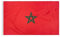 Bandera nacional de Marruecos, bandera de Marruecos de poliéster de 90x150cm/3x5ft de espesor, bandera de aire libre para al aire libre para el hogar, el jardín y el césped