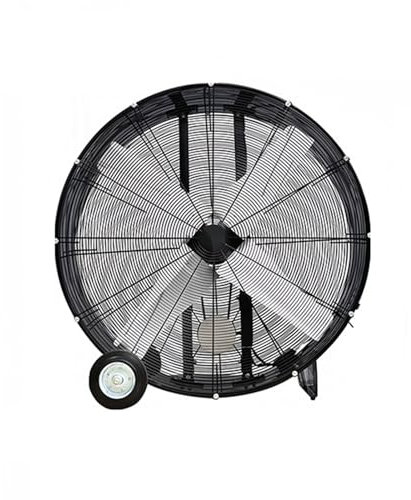 XUJUAN-0227 Industrial Floor Fan Large Electric Fan Industrial Electric Fan Mobile Workshop Warehouse Floor-standing Electric Fan Heavy-Duty Fan(42 inch)