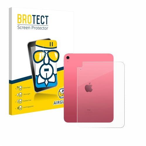 BROTECT Schutzglas für Apple iPad A16 11 2025 (Rückseite, 11. Gen.) Schutzfolie Made in Germany Panzer Folie Glas Displayschutz [ 9H, Anti-Fingerprint]