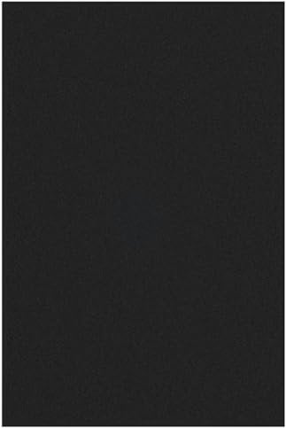 vidaXL Moderne Schwarze Fußmatte 180 x 120 cm mit weichem Feeling, rutschfest, für Innen- und Außenbereich, langlebig und stylisch, ideal für Eingänge, Schlafzimmer, Wohnzimmer, Büro, Türmatten