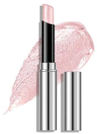 KYDA Highlighting Stick, Diamond Glitter Highlighter Makeup, Long-Lasting Wear Shimmer Eyeshadow Stick Eye Brightener Makeup Stick for Eyes, Face and Body- 04