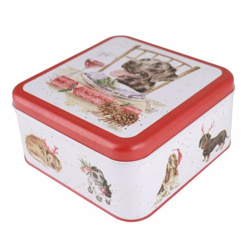440s Wrendale Designs Weihnachtliche Keksdose Santa's Little Helpers | WD-TN027