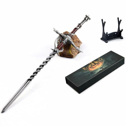 Elden Ring Fanartikel, 30 cm, Mit Ständer Und Geschenkbox, Fantasy-Spiel, Schreibtischdekoration, Dekoration, Geschenk for Gamer Sammler