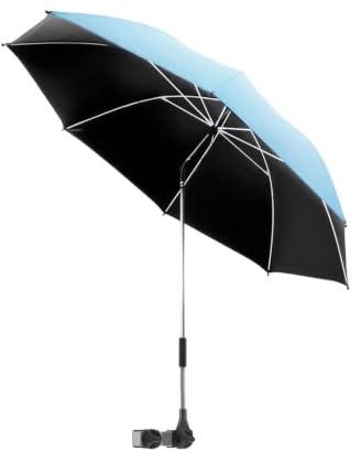 Mxshc Sombrilla De Playa Con Pinza, Sombrilla De Jardín Giratoria 360° Para Silla De Playa, Sombrillas Plegable De Camping Para Proteger Del Sol Para Pesca, Patio Y Jardín 106 Cm