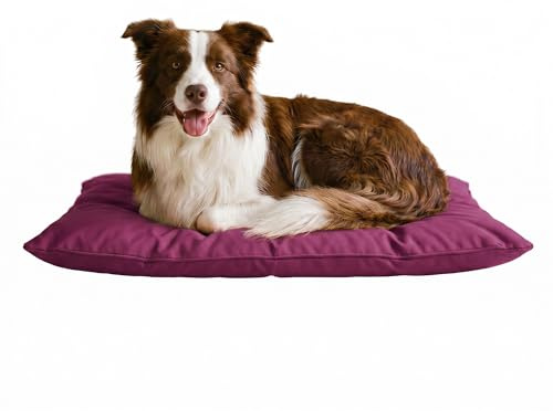Stripey Finds Italian Bed Linen Dogs Maxy Pillow, 60 x 100 cm, Fuchsia