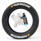 Tire Stickers HANKOOK – Zubehör für die Kennzeichnung von Reifen – Bastelset mit Kleber & Reiniger / 43,6 – 45,7 cm (17 – 18 Zoll) Wheels / 1,50 Zoll / Weiß / 8 Stück