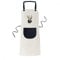 DIYthinker XOXO Blumenvase Quote Art Schürze Kochen Lätzchen Beige Küche Taschen 70cm x 67cm Schwarz