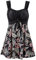 Wantdo Costume Intero a Vita Alta Curvy Estate Coatumi Copri Nascondi Pancia Costume da Bagno Taglie Forti Piscina Mare Viaggia Stampa Begonia 50-52