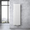 Sogood Radiateur pour Chauffage Central 160x54cm Radiateur à Eau Chaude Panneau Monocouche Design Vertical Blanc