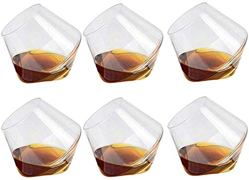 Putuio Verre de Whisky 400ML Style Classique - Lot de 6 Verres à Rhum et Vin Acaule - Cadeau Personnalisé