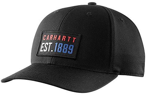 Carhartt Herren Force Full Back Graphic Cap Baseballkappe, Schwarz, Einheitsgröße