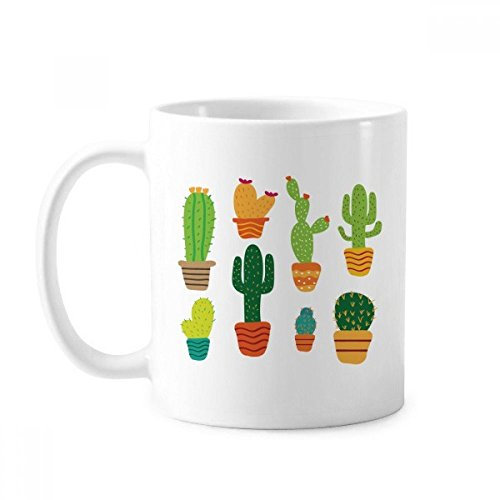 Cactus Succulents Mug Poterie Céramique Café Porcelaine