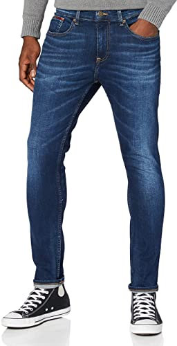 Tommy Jeans Herren Jeans Hose Austin Slim Tapered Stretch, Blau (Aspen Dark Blue Stretch), 29W/32L